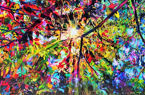 Komorebi di Angie Wright, Pittura in vendita su Singulart