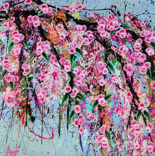 Cherry Bomb di Angie Wright, Pittura in vendita su Singulart