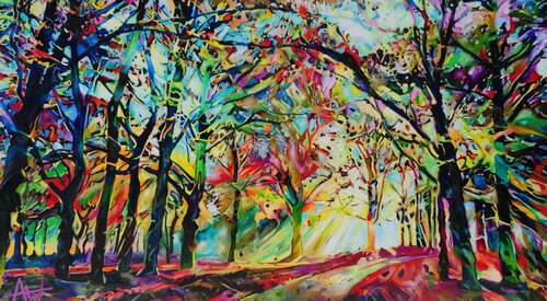 Whispers of Light di Angie Wright, Pittura in vendita su Singulart