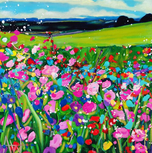 Meadow Blossom di Angie Wright, Pittura in vendita su Singulart