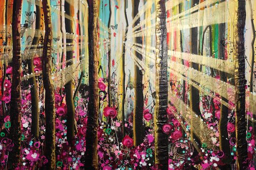 Spellbound - Forest Dream di Angie Wright, Pittura in vendita su Singulart