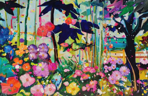 Blossom Grove di Angie Wright, Pittura in vendita su Singulart