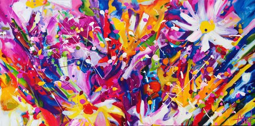 Eudaimonia di Angie Wright, Pittura in vendita su Singulart