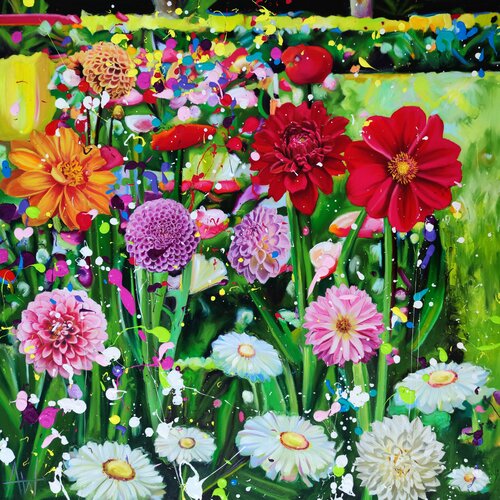 Lush par Angie Wright, Peinture en vente sur Singulart