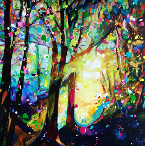 Sylvan Light di Angie Wright, Pittura in vendita su Singulart