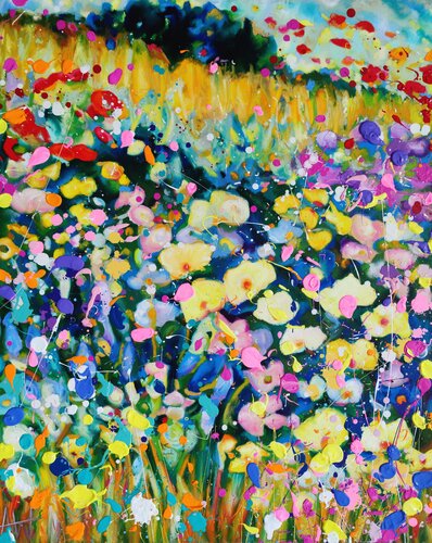 Wildflower Jam by Angie Wright, Painting for Sale on Singulart