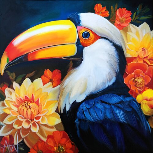 Bloomkeeper par Angie Wright, Peinture en vente sur Singulart