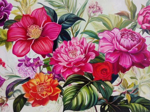 Wild Botanique by Angie Wright, Painting for Sale on Singulart