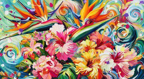 Rumba Nectar von Angie Wright, Malerei kaufen auf Singulart