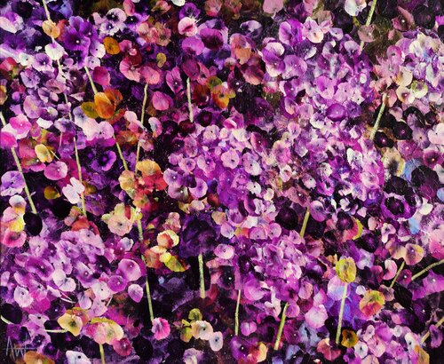 Violet Rhapsody by Angie Wright, 회화 for Sale on Singulart
