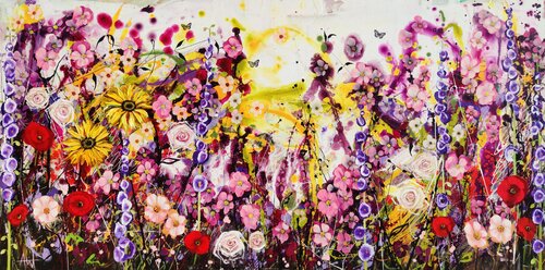 Petalheart Rapture by Angie Wright, 회화 for Sale on Singulart