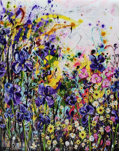 Sun-Struck Symphony by Angie Wright, Painting for Sale on Singulart