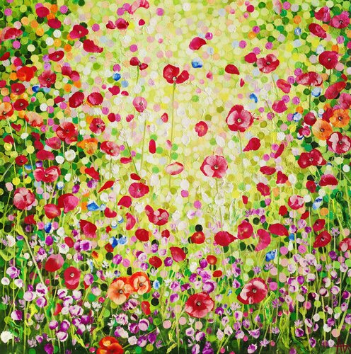 The Secret Language of Fields par Angie Wright, Peinture en vente sur Singulart