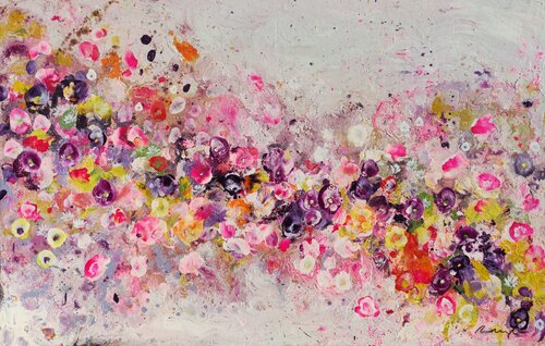 All My Love in Flowers von Angie Wright, Malerei kaufen auf Singulart