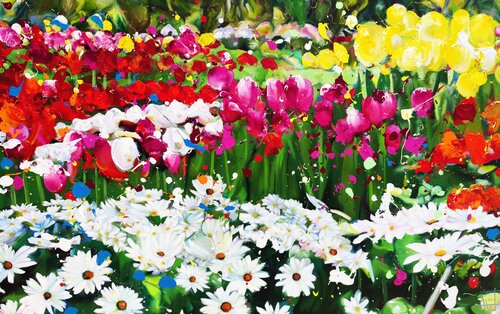 your love made the flowers grow by Angie Wright, 회화 for Sale on Singulart