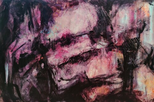 The Weight of Gravity de Angie Wright, Pintura a la venta en Singulart