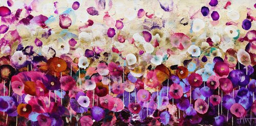 Petals on the Wind by Angie Wright, Painting for Sale on Singulart