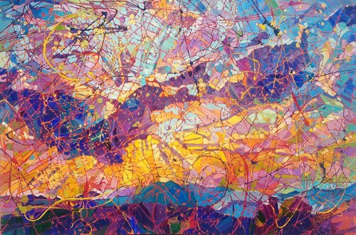 Fractured di Angie Wright, Pittura in vendita su Singulart
