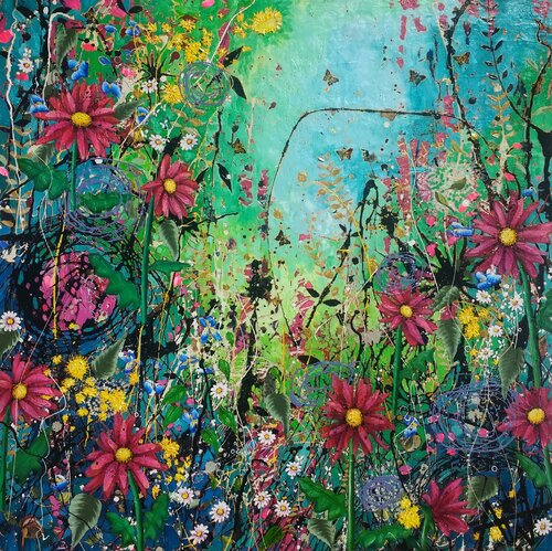 Bliss di Angie Wright, Pittura in vendita su Singulart
