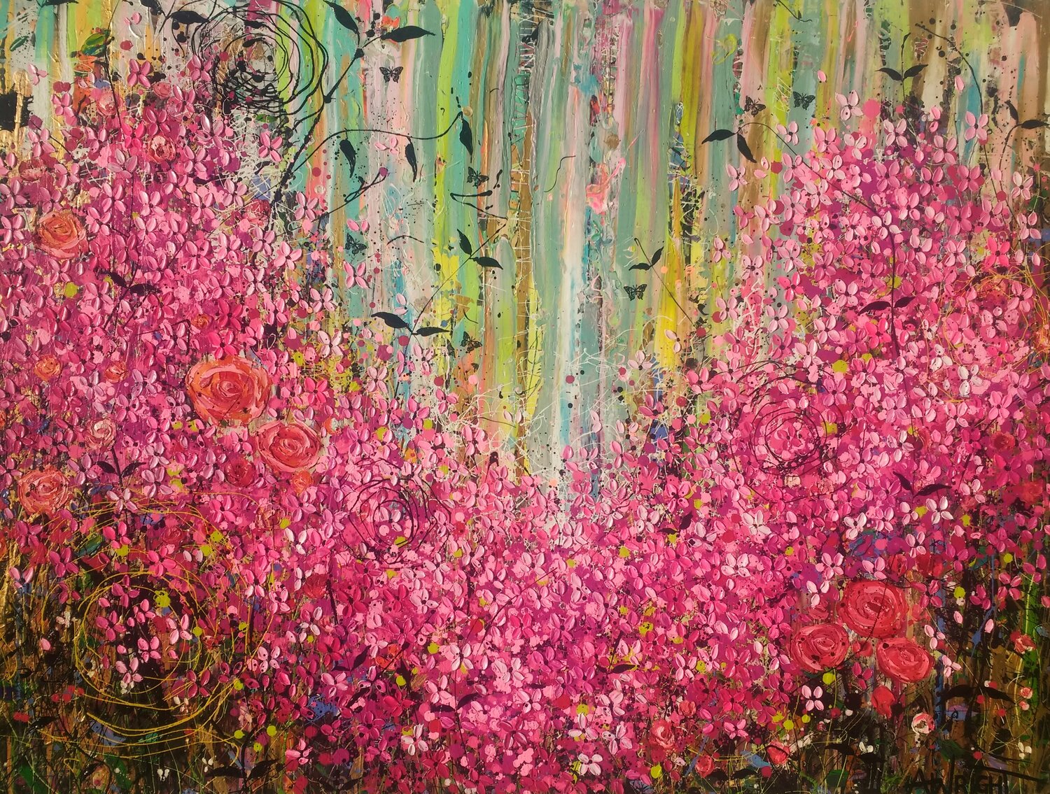 Flower Cascade Angie Wright