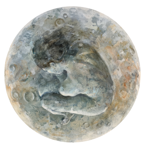 "Selene durmiendo" van Marcos Carrasco, Schilderij te koop op Singulart