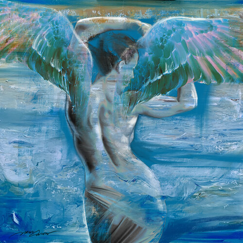 "Sueños alados" van Marcos Carrasco, Schilderij te koop op Singulart