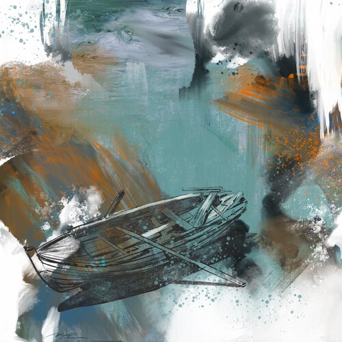 "Tormenta interior" van Marcos Carrasco, Schilderij te koop op Singulart