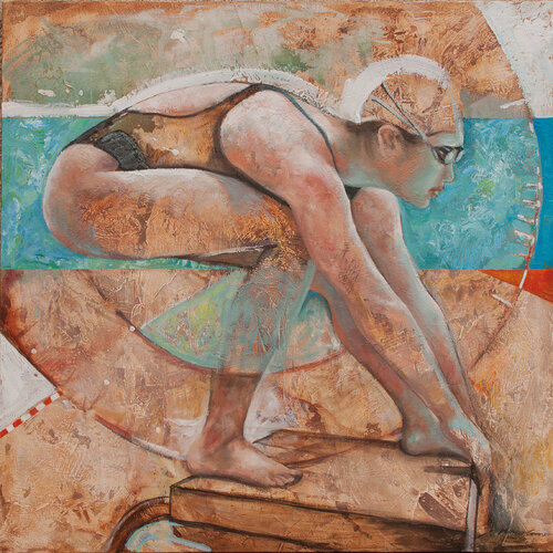 "Crononauta" van Marcos Carrasco, Schilderij te koop op Singulart