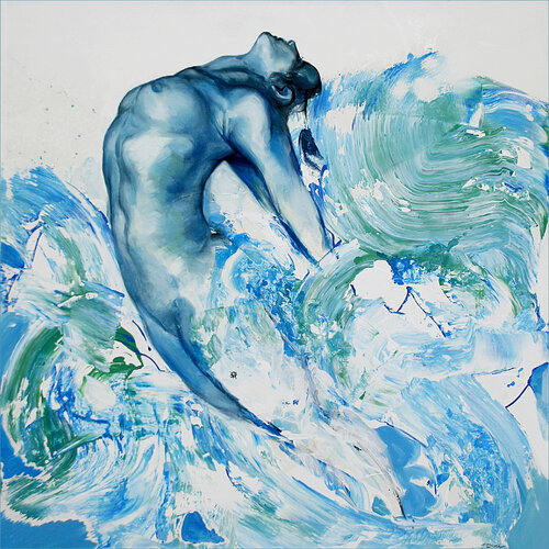 "Éxtasis. Fragmentos de océano" van Marcos Carrasco, Schilderij te koop op Singulart