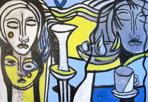 Rêves # 2 di Guillaume Defins, Pittura in vendita su Singulart