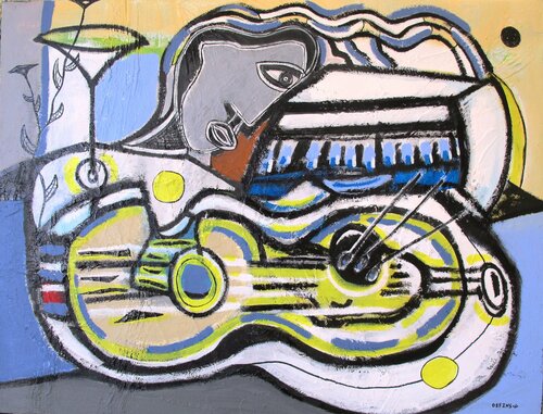 Rêves # 3 di Guillaume Defins, Pittura in vendita su Singulart