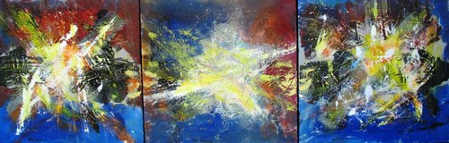 BIGBANG # 4  tryptique complet Guillaume Defins