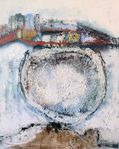 Equilibre fragile di Guillaume Defins, Pittura in vendita su Singulart