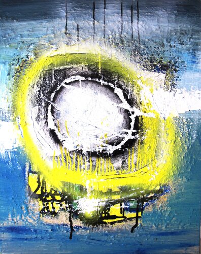 Planète # 2 di Guillaume Defins, Pittura in vendita su Singulart