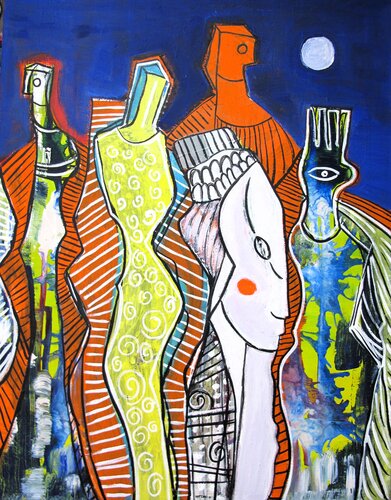 Le Paon di Guillaume Defins, Pittura in vendita su Singulart