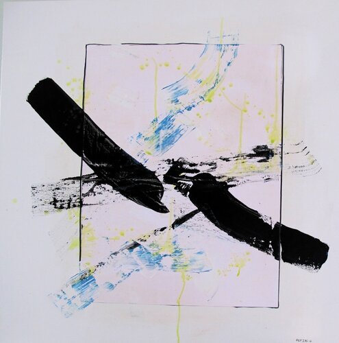 White Abstract # 8 par Guillaume Defins, Peinture en vente sur Singulart