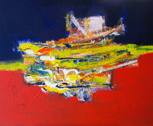Destination lointaine # 2 van Guillaume Defins, Schilderij te koop op Singulart