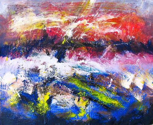 Destination lointaine # 6 di Guillaume Defins, Pittura in vendita su Singulart