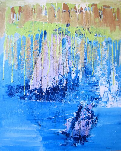 Cascade by Guillaume Defins, Painting for Sale on Singulart