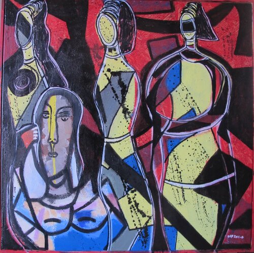 danse des femmes von Guillaume Defins, Malerei kaufen auf Singulart