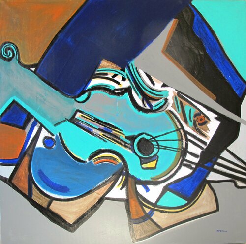 série "CUBISME" #1 par Guillaume Defins, Peinture en vente sur Singulart
