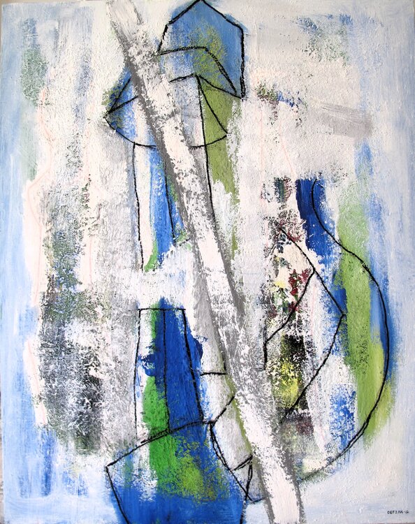 White Abstract # 1 Guillaume Defins