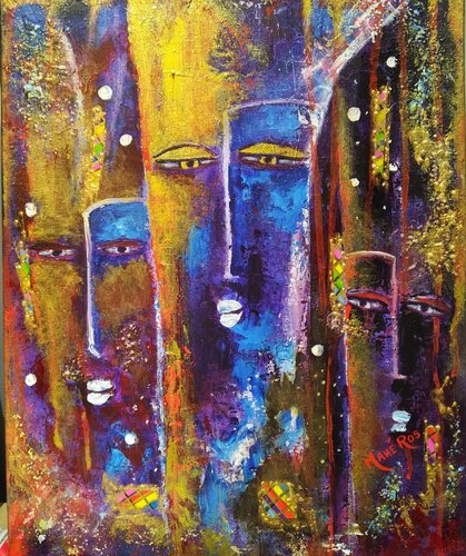 Or totems di Mahé Ros, Pittura in vendita su Singulart