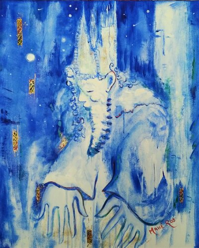 Sagesse intérieure di Mahé Ros, Pittura in vendita su Singulart