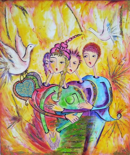 Amours di Mahé Ros, Pittura in vendita su Singulart