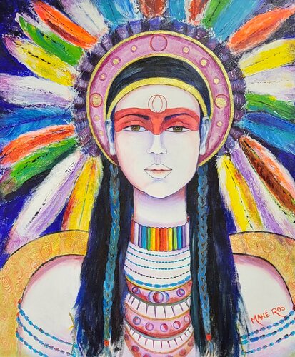 Amérindia de Mahé Ros, Pintura a la venta en Singulart