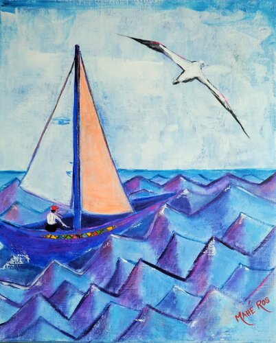 L'Albatros von Mahé Ros, Malerei kaufen auf Singulart