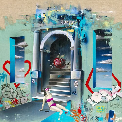 Hooked Apple (Summer in the City) de Tommy Fiendish, Impresión a la venta en Singulart