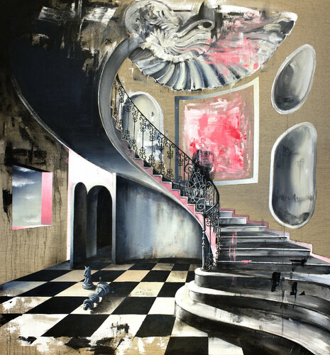 The Pink Stairs par Tommy Fiendish, Édition en vente sur Singulart