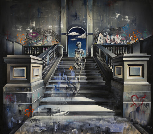 Cheating Death (XL) par Tommy Fiendish, Édition en vente sur Singulart